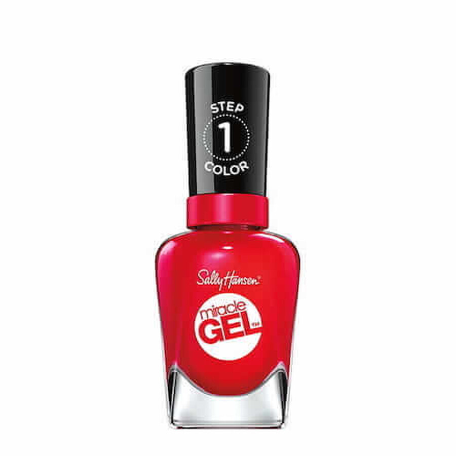 Sally Hansen Miracle Gel Nail Polish 470 Red Eye, 14.7ml