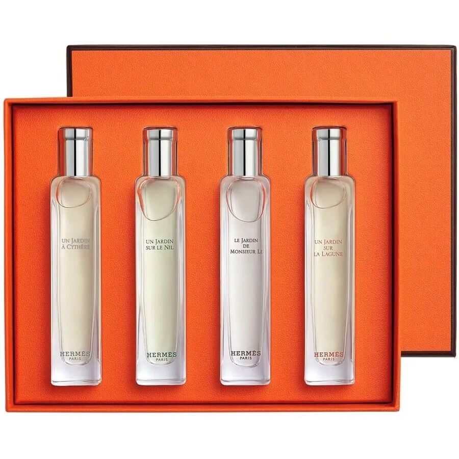 Boutique Hermes The Parfums-Jardin Collection, coffret de voyage Hermes The Parfums-Jardin Collection, coffret de voyage