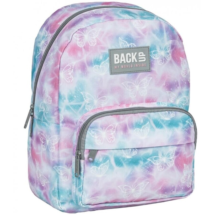 Mochila Derform BackUp Kindergarten Mariposas Mágicas Pastel, 1 unidad