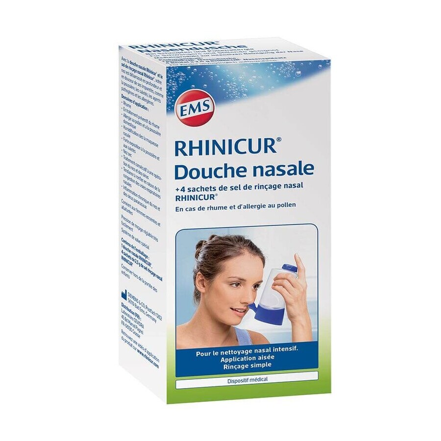Rhinicur Neusdouche + 4 zakjes Sel De Rincage