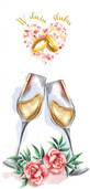 Wedding Card DL KIELISZKI