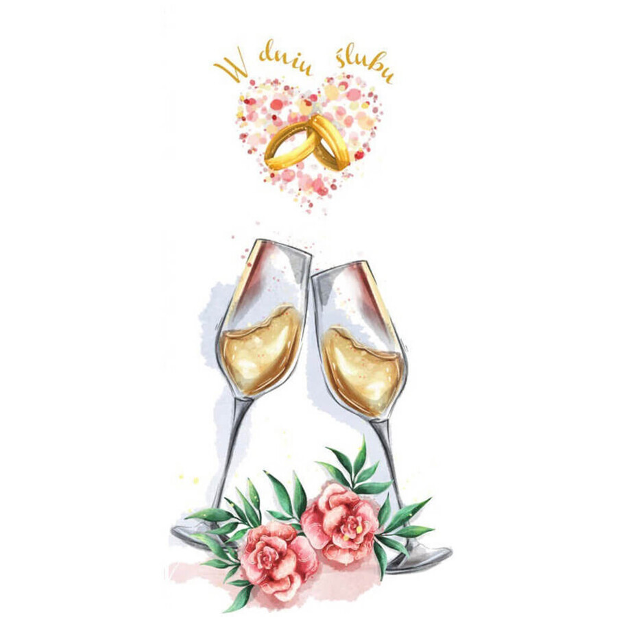 Shop Hochzeitskarte DL KIELISZKI Hochzeitskarte DL KIELISZKI