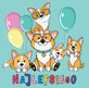 Cute Dogs Card
