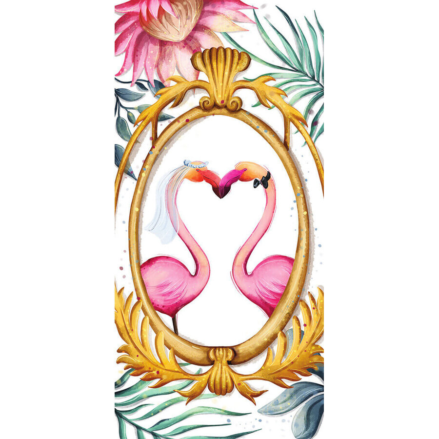 Carte de mariage DL FLAMINGI