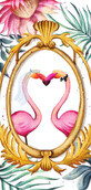 Wedding Card DL FLAMINGI