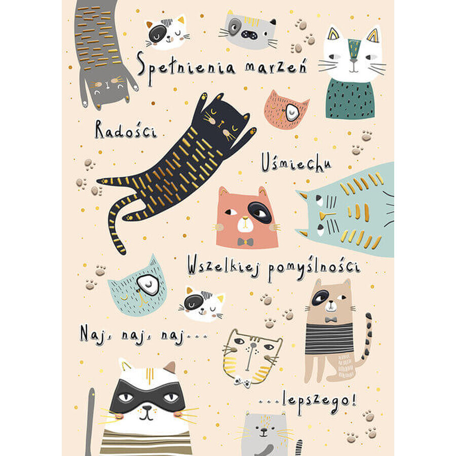 Boutique B6 carnet Beige cats B6 carnet Beige cats