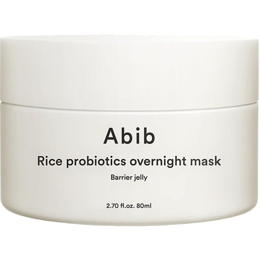 Buy Abib Rice Probiotics Overnight Mask Barrier Jelly Strengthening Night Face Mask, 80 ml. Abib Rice Probiotics Overnight Mask Barrier Jelly Strengthening Night Face Mask, 80 ml.