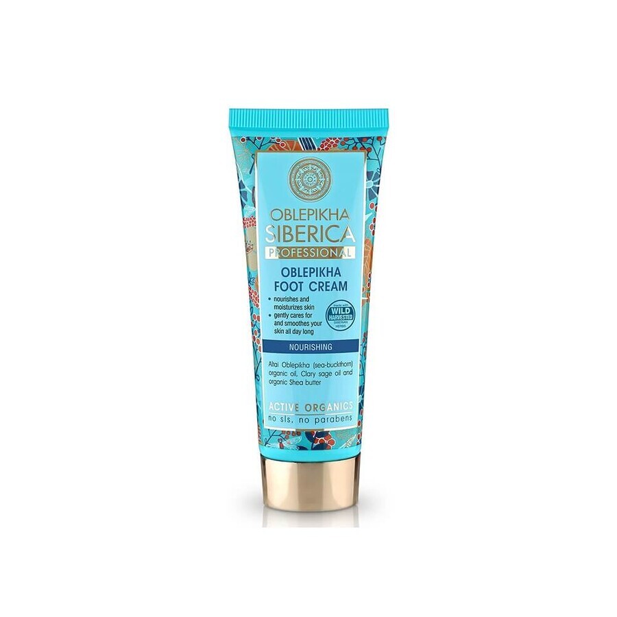 Natura Siberica Oblepikha Professional cremă pentru picioare din cătină de mare, 75ml