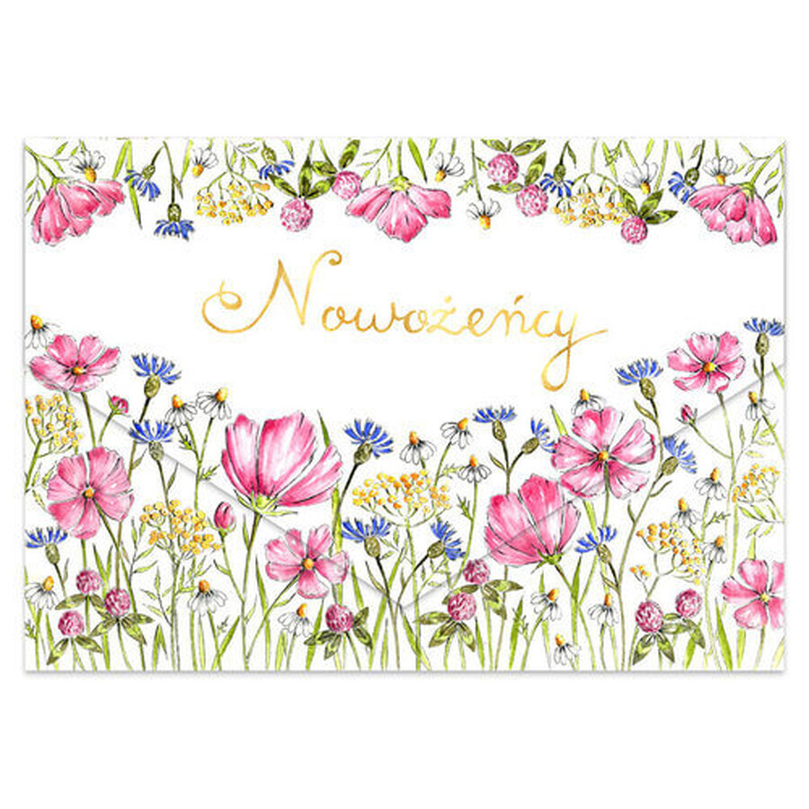 Buy A5 Wedding Card POLISH FLOWERS A5 Wedding Card POLISH FLOWERS