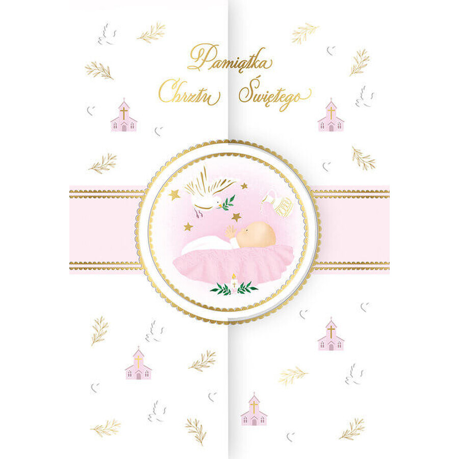 Cumpără Card A5 Plicuri botez roz Card A5 Plicuri botez roz