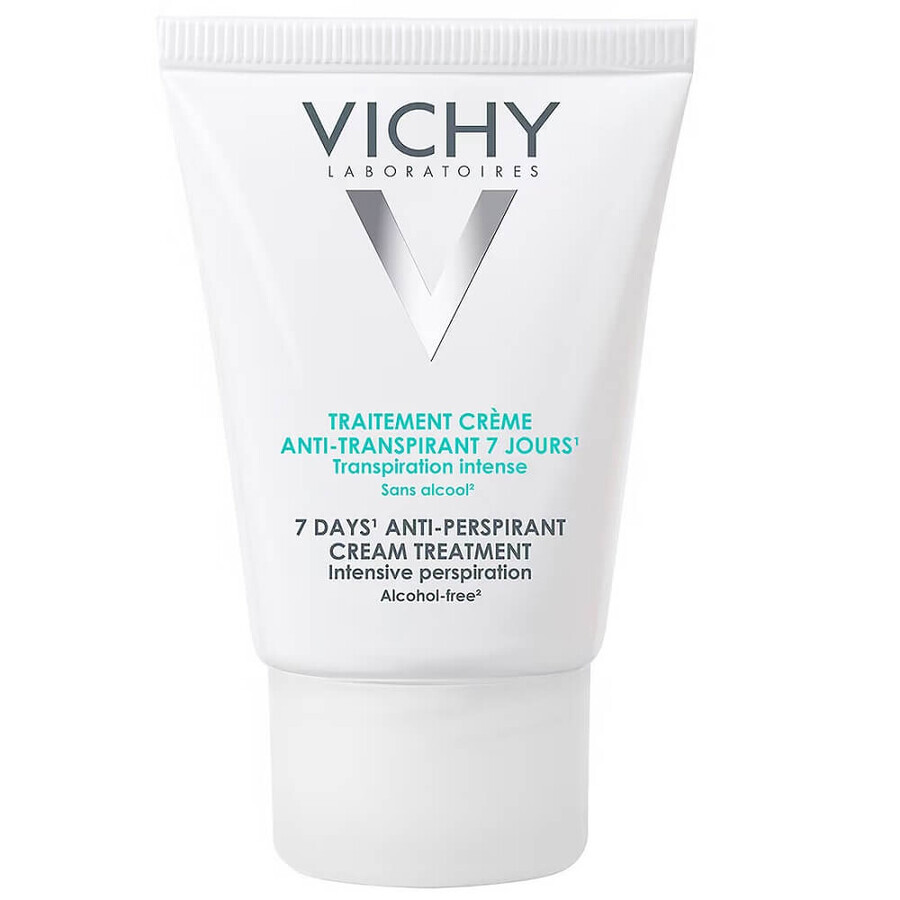 Vichy 7 Días Tratamiento Crema Antitranspirante, 30 ml