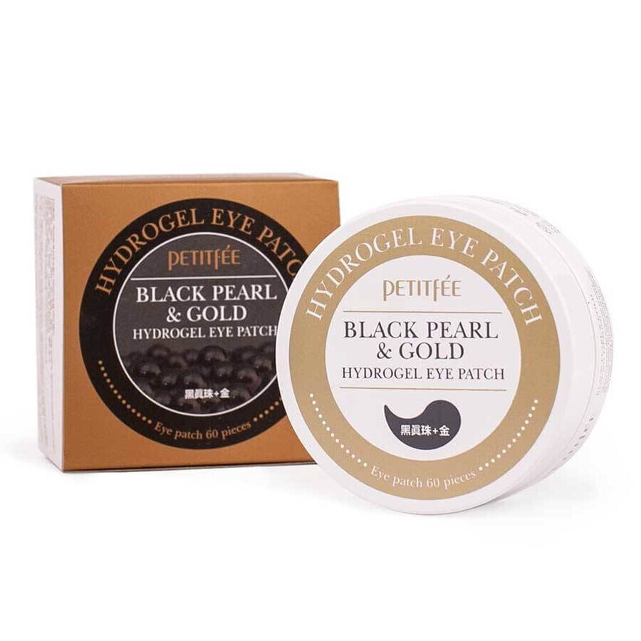 Shop Petitfee Glättende Hydrogel-Augenpads mit Gold- und Schwarzperlenextrakt, 60 Stück Petitfee Glättende Hydrogel-Augenpads mit Gold- und Schwarzperlenextrakt, 60 Stück