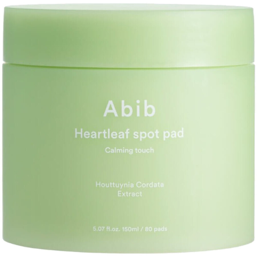 Abib Heartleaf Spot Pad Calming Touch Soothing Face Pads, 80 pieces