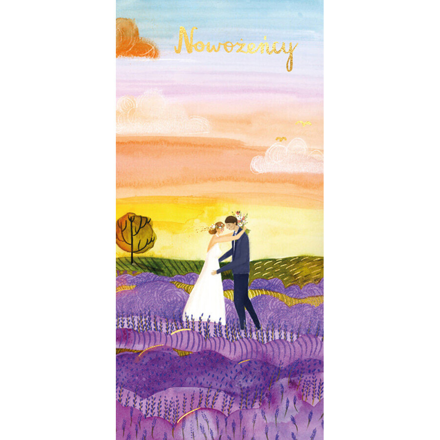 DL LAWENDA Wedding Card