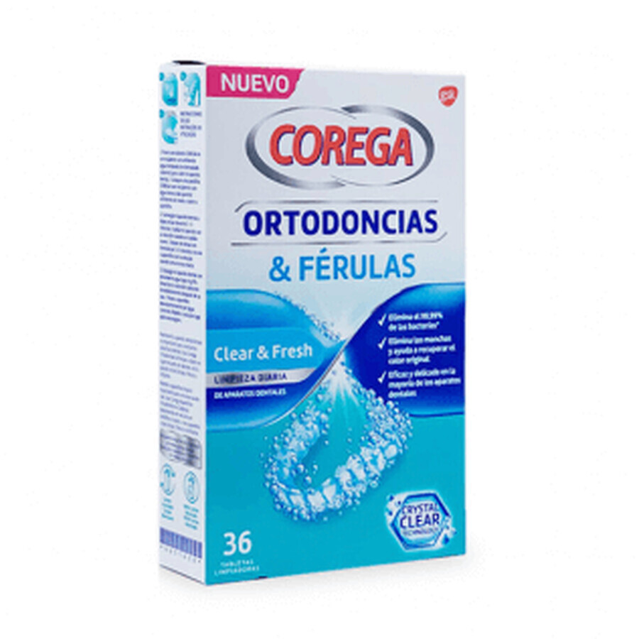 Boutique Corega Orthodontie et gouttières 36 comprimés Corega Orthodontie et gouttières 36 comprimés
