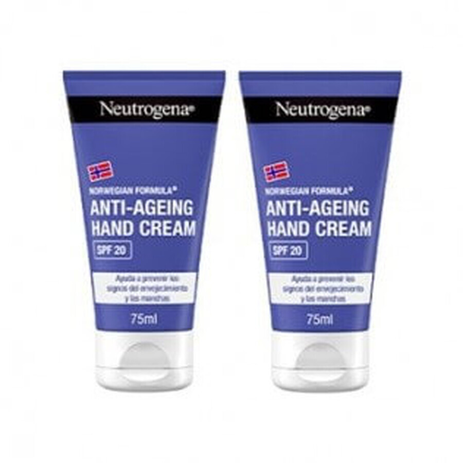 Neutrogena DUPLO Crema mani anti-età 2x75ml
