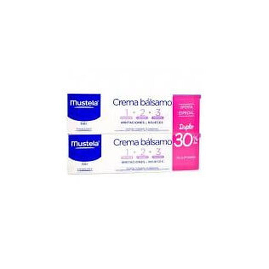 Comprar Mustela DUPLO Crema Bálsamo 123 Cambio Pañal, 2x100ml Mustela DUPLO Crema Bálsamo 123 Cambio Pañal, 2x100ml