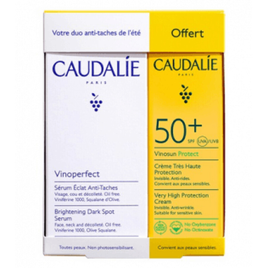 Buy Caudalie COFRE Vinoperfect Serum, 30 ml + Caudalie Solar SPF50+ 25 ml Caudalie COFRE Vinoperfect Serum, 30 ml + Caudalie Solar SPF50+ 25 ml