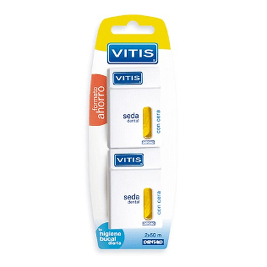 Shop Vitis DUPLO Zahnseide mit Wachs, 50m Vitis DUPLO Zahnseide mit Wachs, 50m