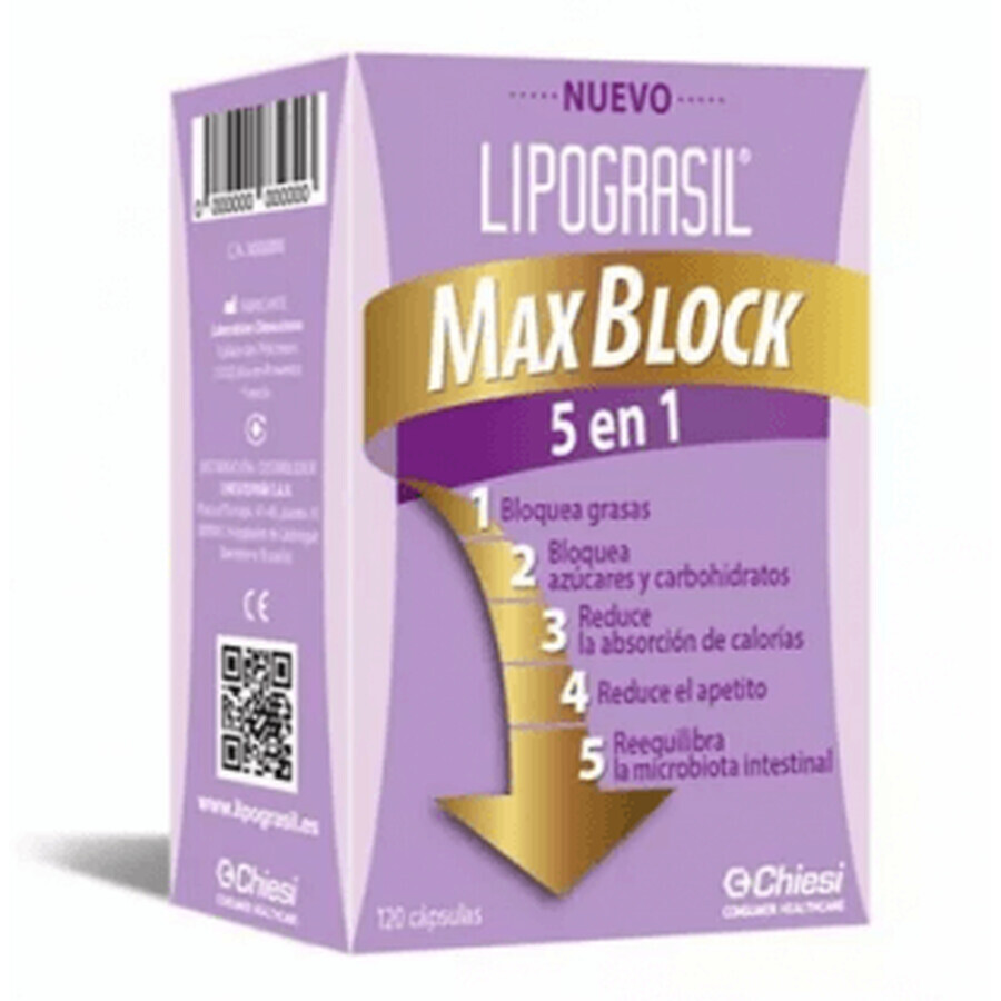 Lipograsil Maxblock 5in1 120 Caps