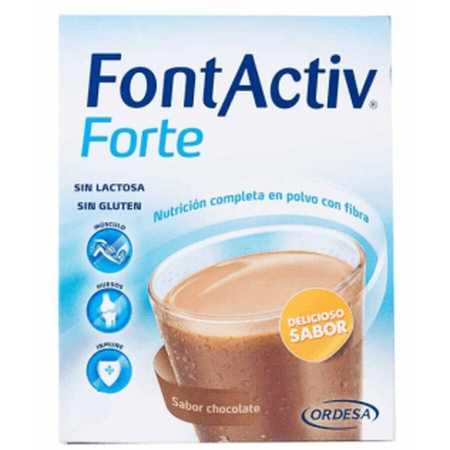 Ordesa FontActiv Forte Schokoladengeschmack Nahrungsergänzungsmittel 14 x 30g