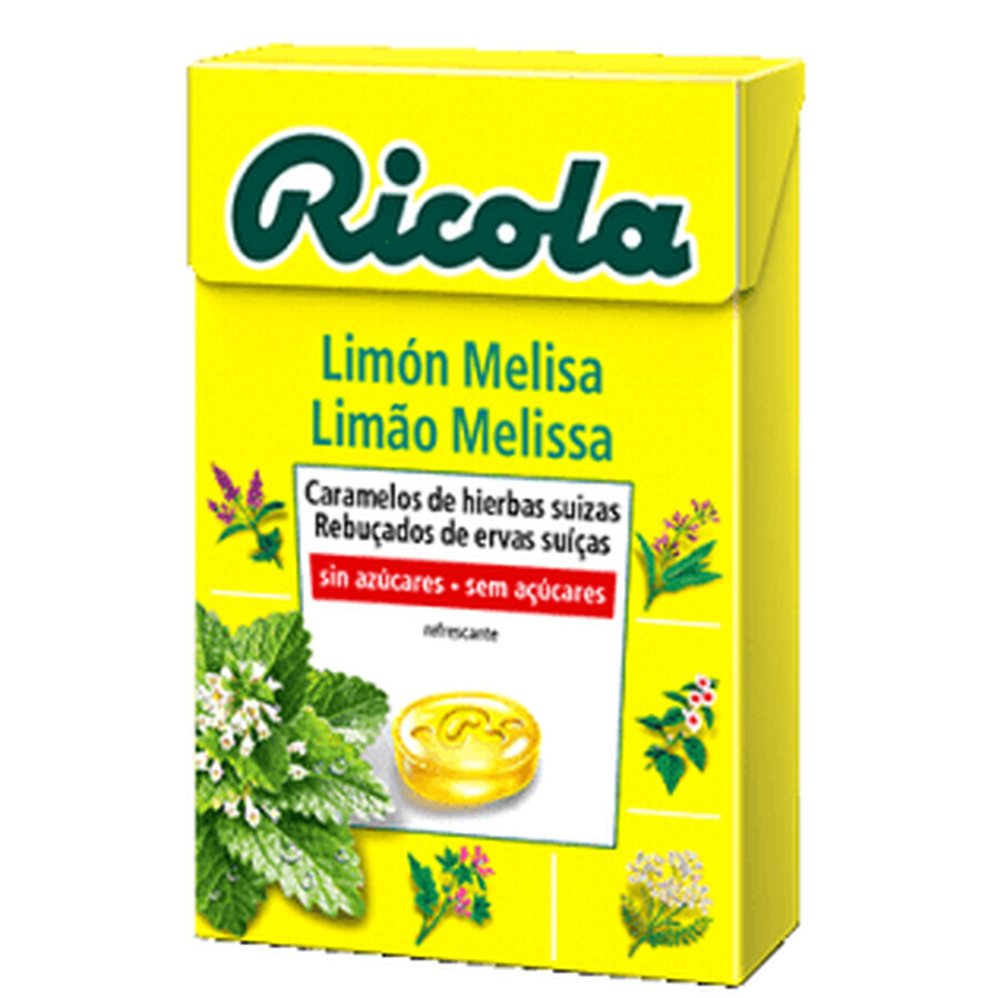 Ricola Sugar Free Candies Lemon Lemon Balm 50 g