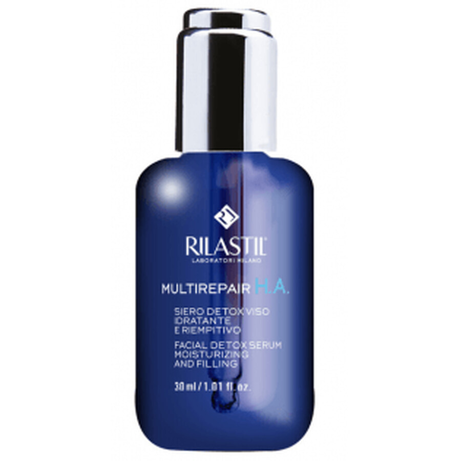 Rilastil Multirepair H.A. Feuchtigkeitsspendendes und rückfettendes Gesichts-Detox-Serum, 30ml