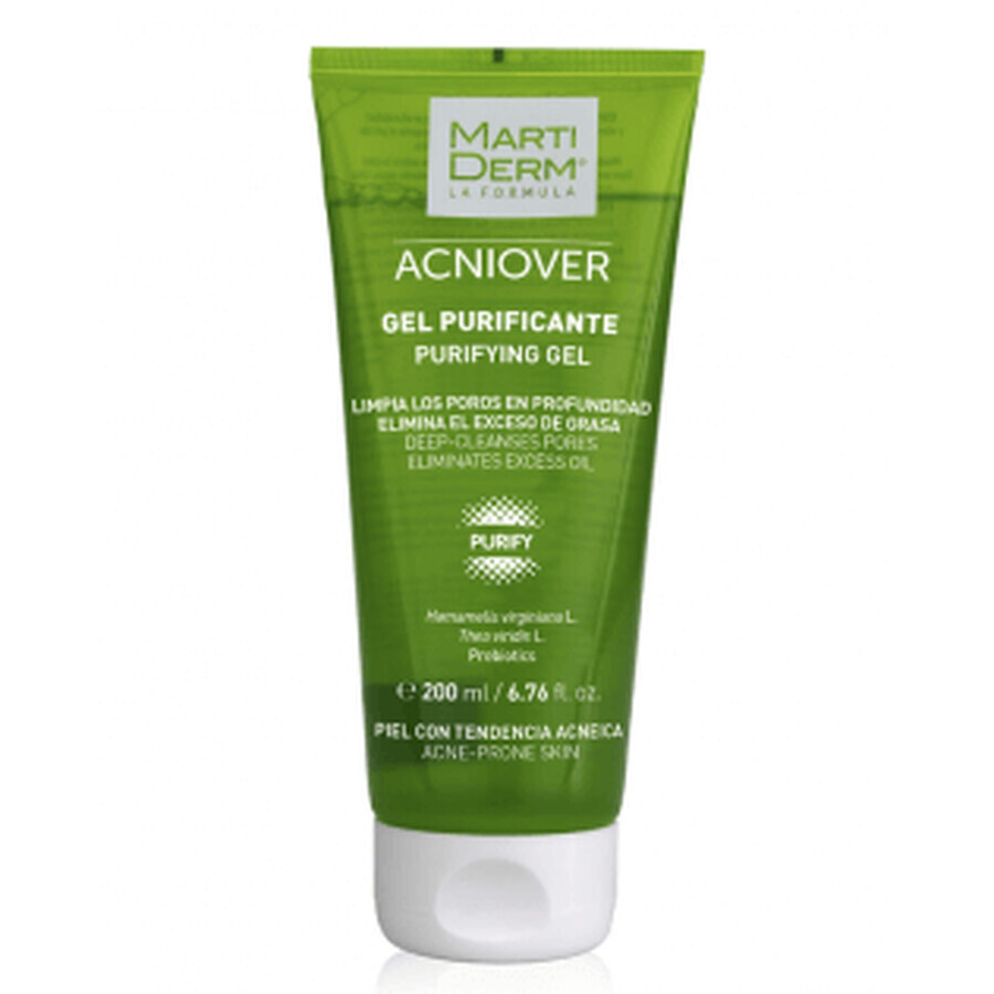 Martiderm Acniover Gel Nettoyant Purifiant, 200ml