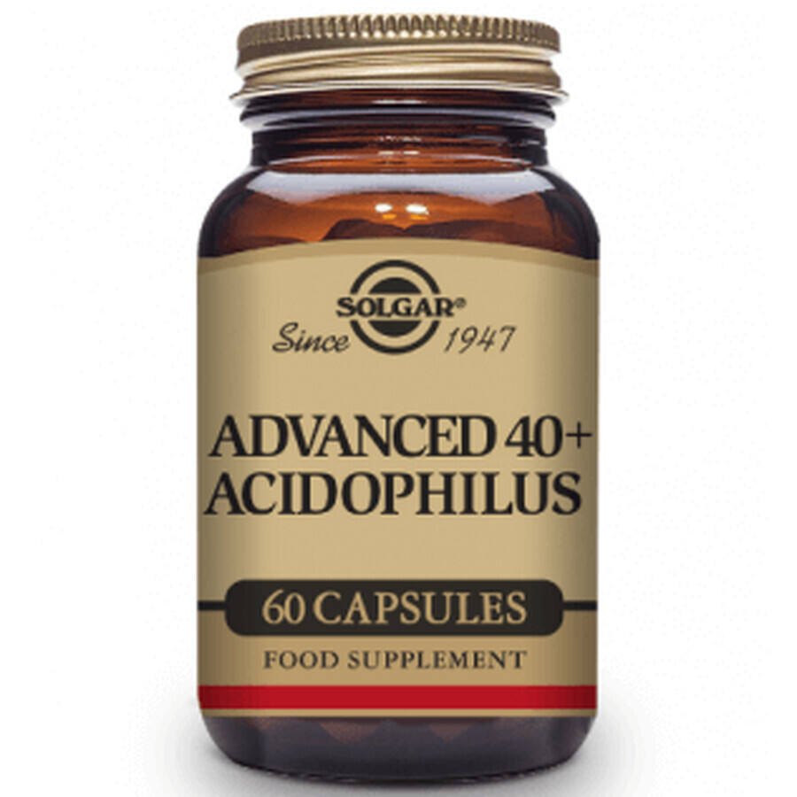Solgar Advanced 40+Acidophilus, 60 capsules