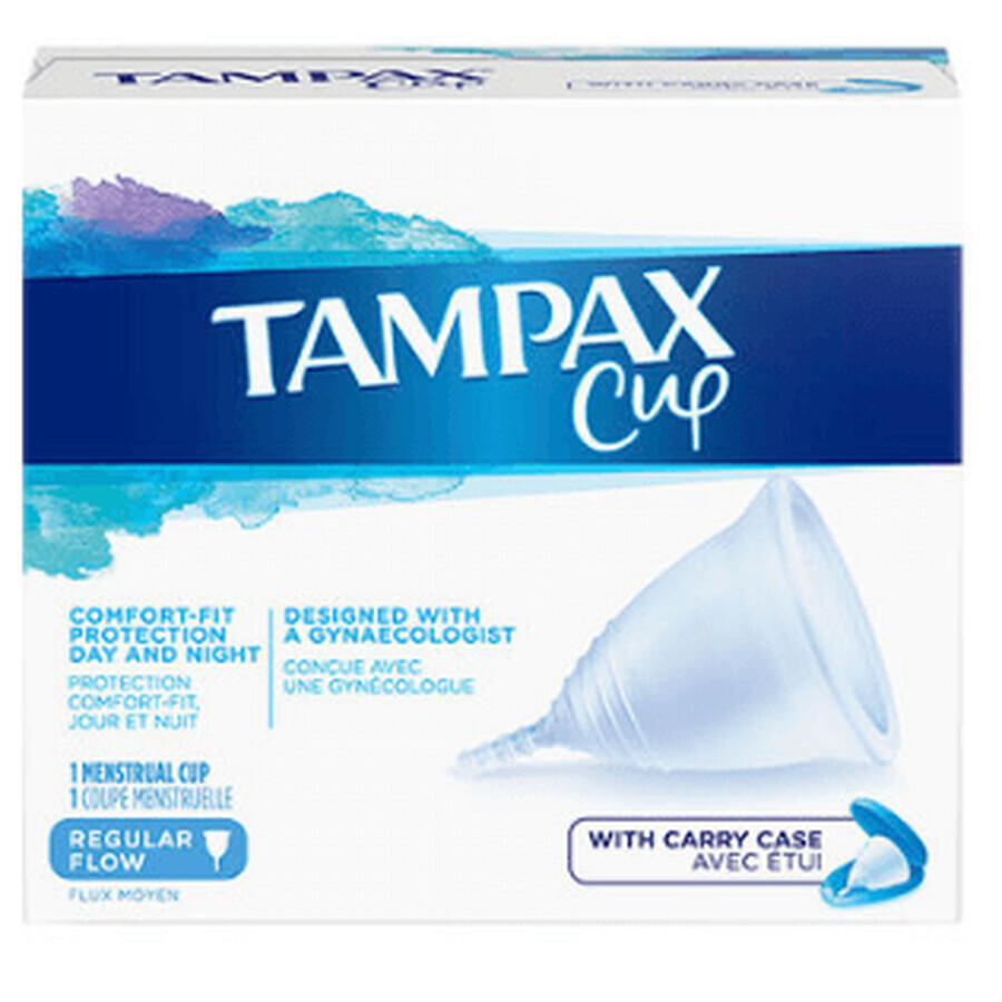 Buy Tampax Menstrual Cup Regular Flow 1u Tampax Menstrual Cup Regular Flow 1u