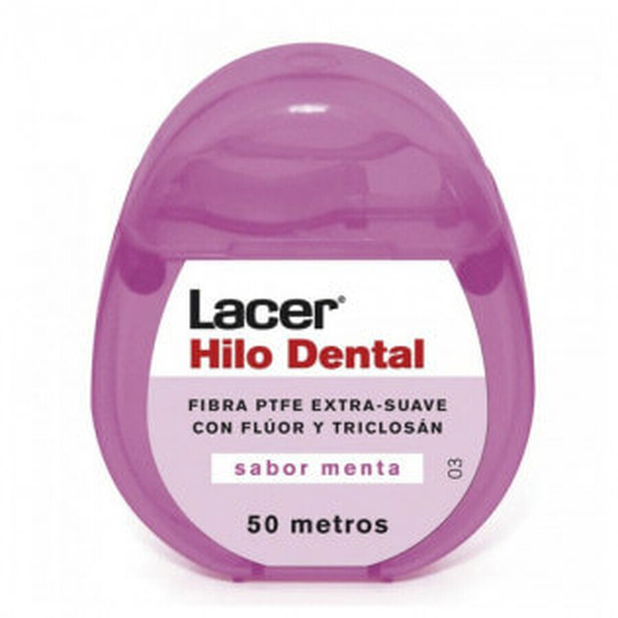 Shop Lacer Extra-Soft Zahnseide mit Fluorid und Triclosan Minzgeschmack, 50m Lacer Extra-Soft Zahnseide mit Fluorid und Triclosan Minzgeschmack, 50m