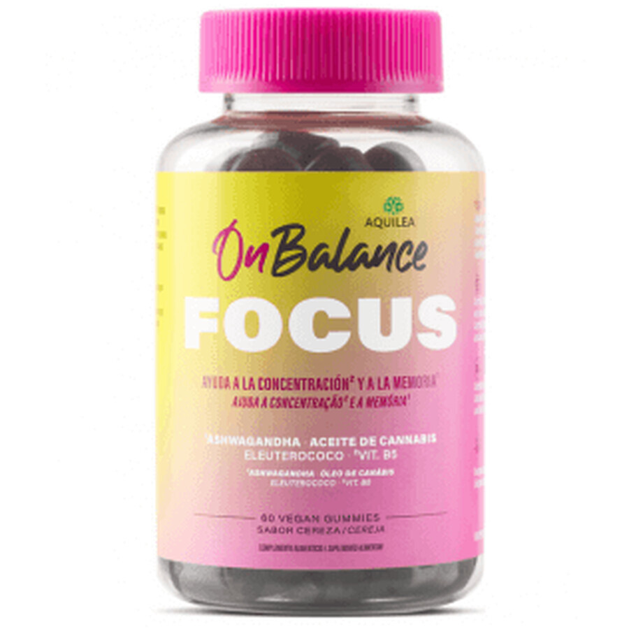Aquilea OnBalance Focus 60 Gummibärchen mit Kirschgeschmack