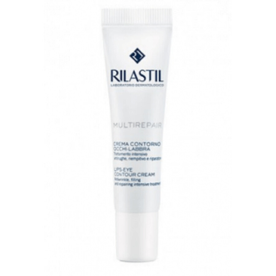 Rilastil Multirepair Crema Contorno Ojos-Labios, 15ml