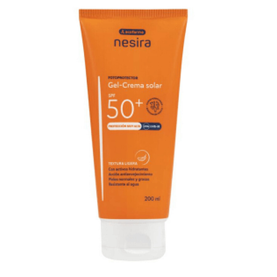 Acofarma Nesira Solar SPF 50+ Gel cremă cu atingere ușoară 200 ml