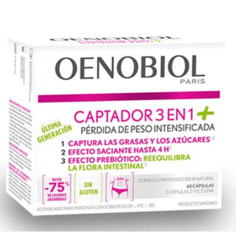 Oenobiol Fat Captor 3 în 1 PLUS 60 file
