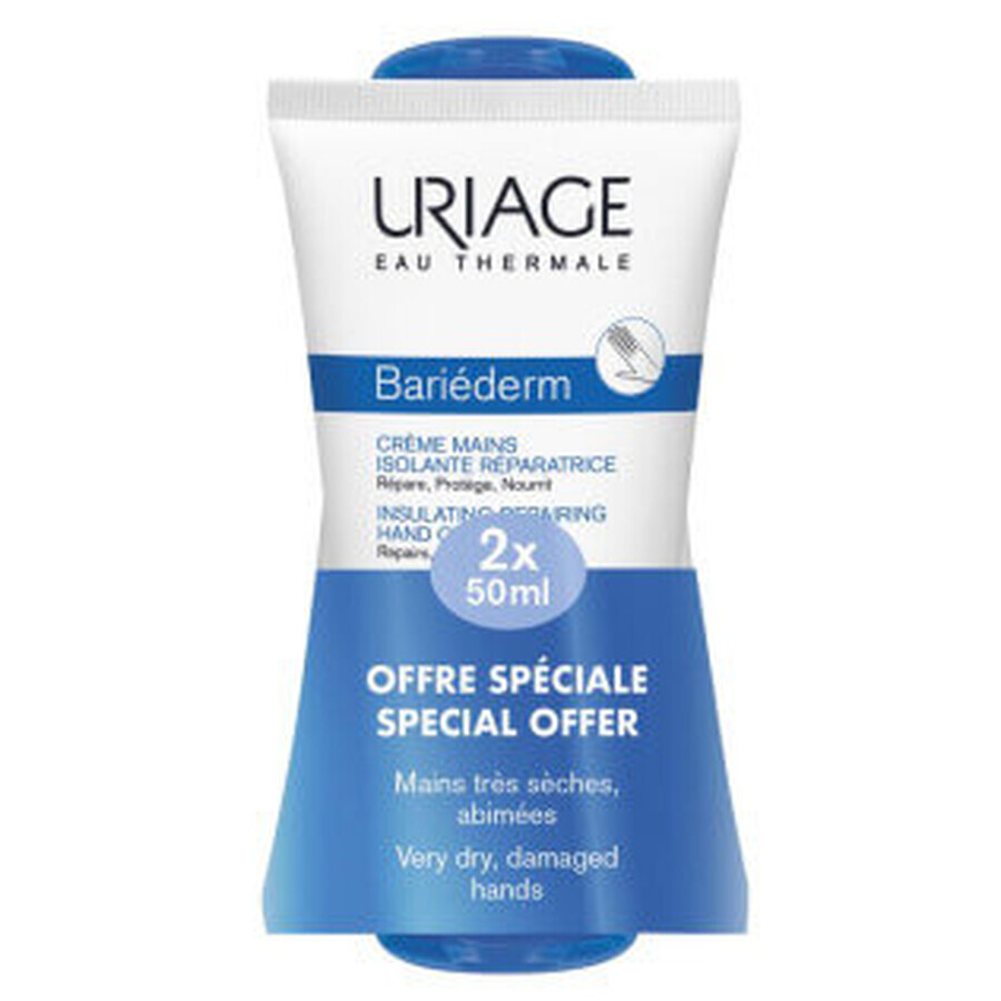 Buy Uriage DUPLO Bariederm Hands 2x50ml Uriage DUPLO Bariederm Hands 2x50ml