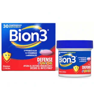 Bion3 Defense Junios 30 comprimidos masticables