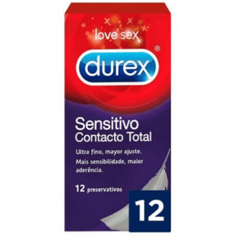 Prezervative Durex Total Contact, 12 buc.
