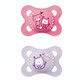 MAM Chupete Original 2-6M Silicona Rosa/Lila 2u
