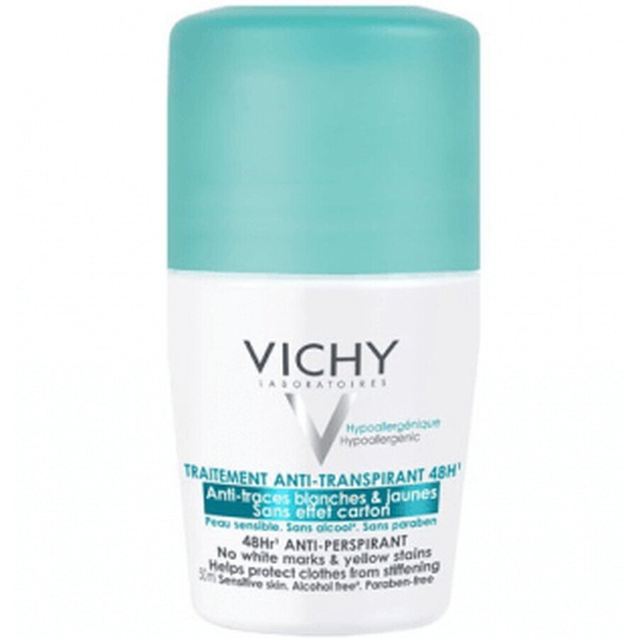 Cumpără Vichy Antiperspirant Deodorant 48h Anti-gălbui pete albe fără efect rezidual 50 ml Vichy Antiperspirant Deodorant 48h Anti-gălbui pete albe fără efect rezidual 50 ml