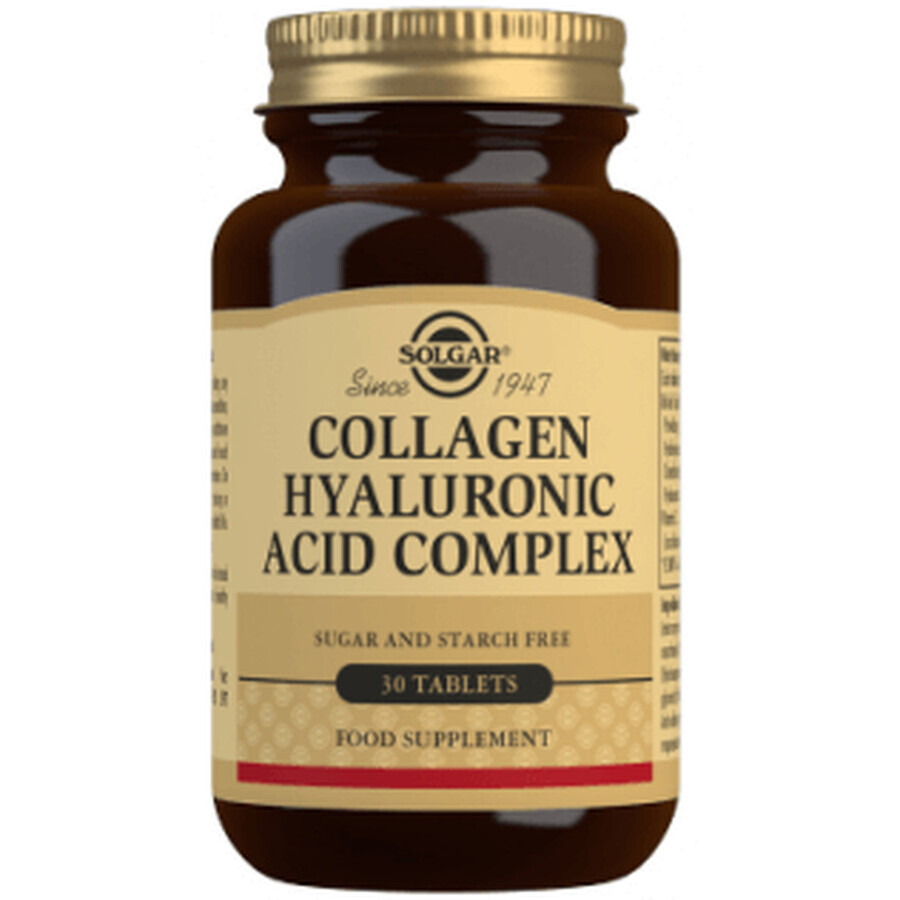 Solgar Collagen Hyaluronic Complex, 30 tablets