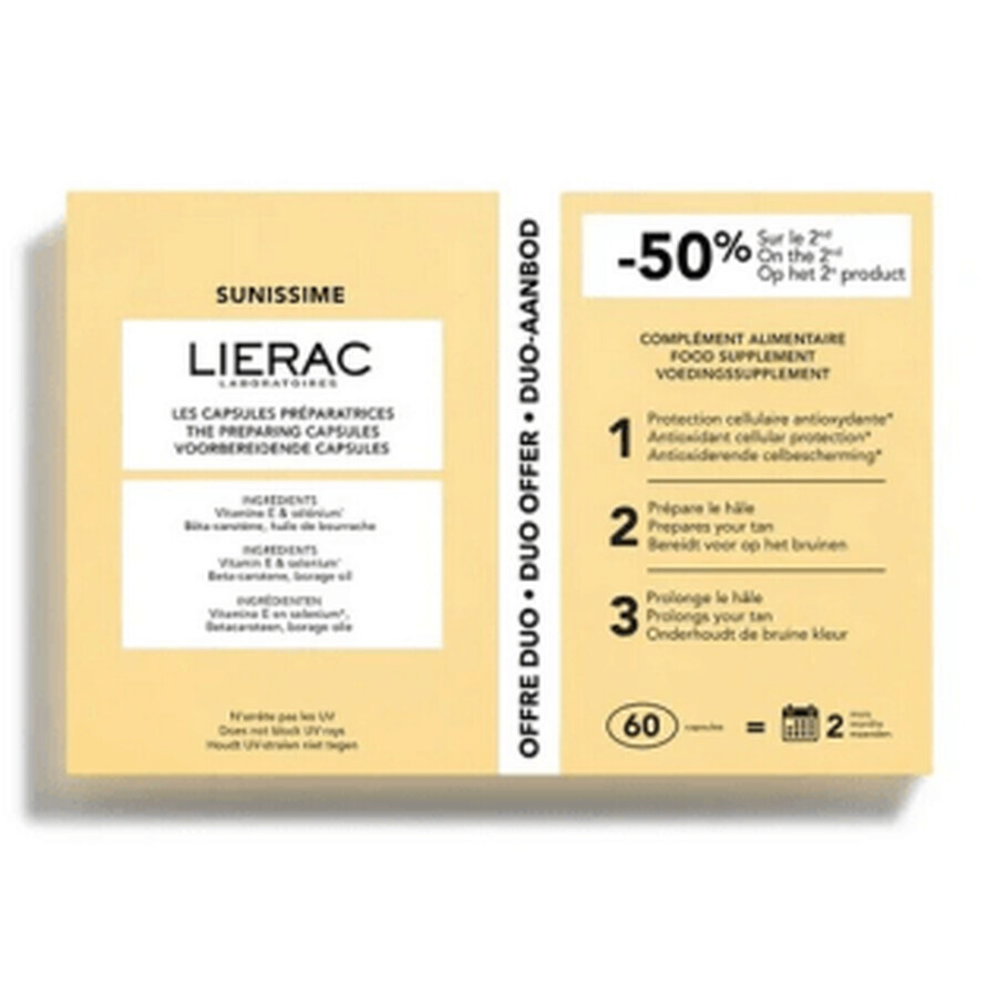 lierac Sunissime DUPLO 2x30 Bruiningscapsules
