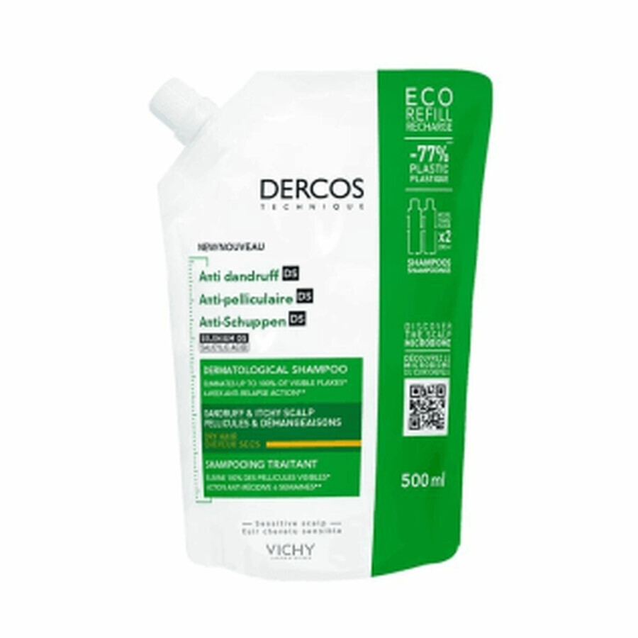 Dercos Anti-Dandruff Shampoo DS Dry Hair 1 Bag 500 ml