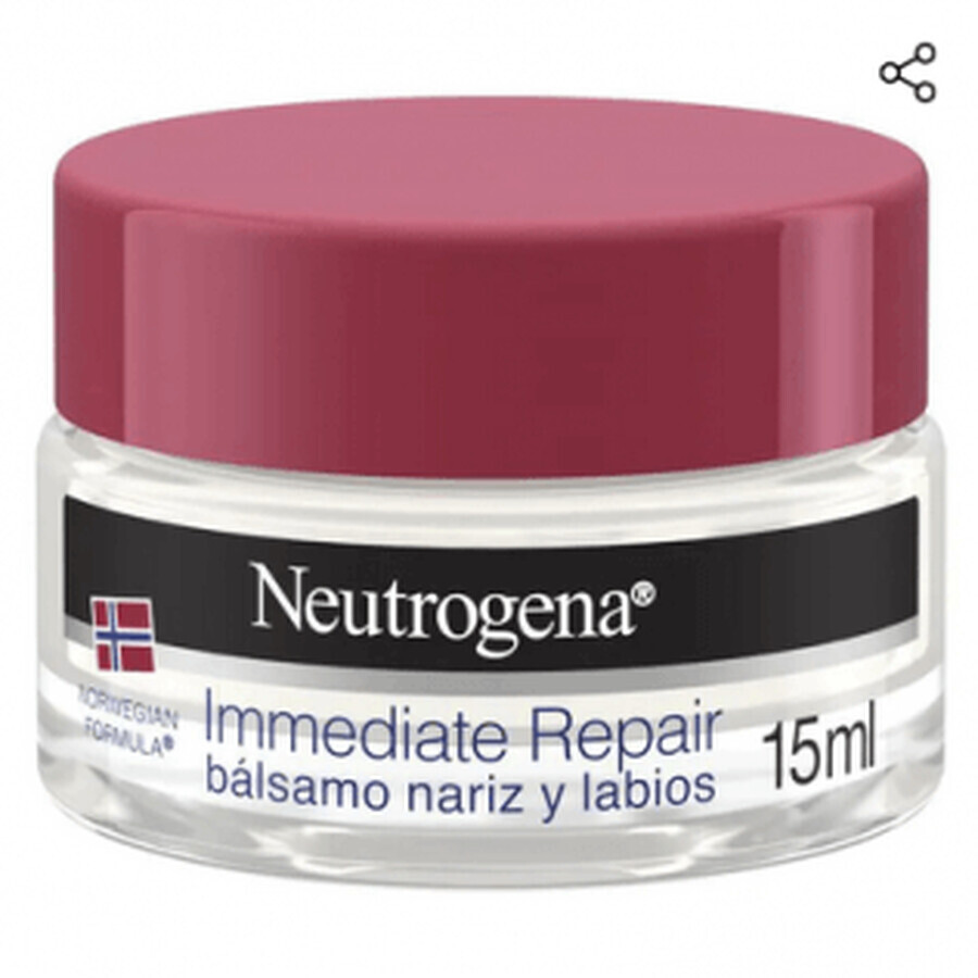 Acquista Neutrogena Barattolo di balsamo riparatore immediato per naso e labbra, 15 g Neutrogena Barattolo di balsamo riparatore immediato per naso e labbra, 15 g