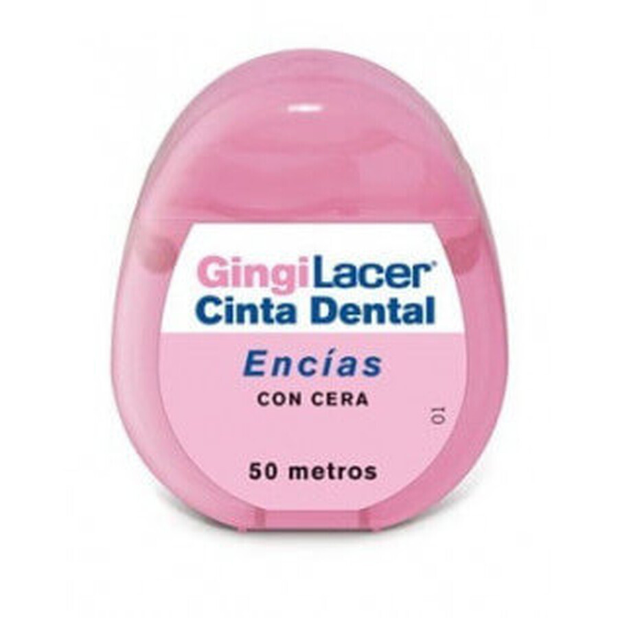Cumpără Lacer Gingilacer Bandă dentară pentru gingii cu ceară, 50m Lacer Gingilacer Bandă dentară pentru gingii cu ceară, 50m