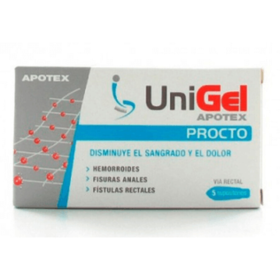 Apotex Unigel Procto 5 Zetpillen