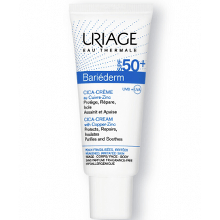 Uriage Bariederm Cica Crema SPF50+ , 40ml