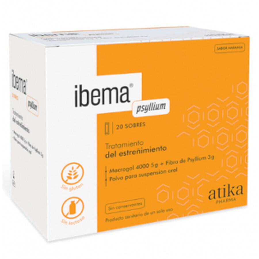 Ibema Psyllium 20 Portionsbeutel