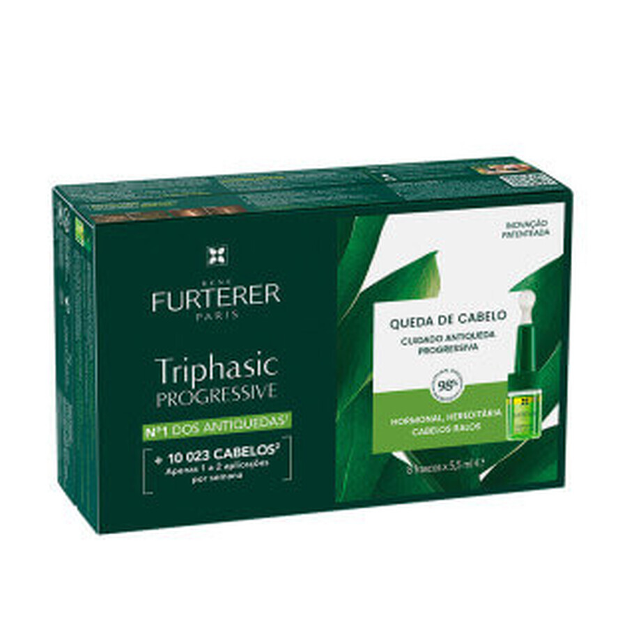 Rene Furterer Triphasic Progressive Anti-Haarausfall-Kur 8amp