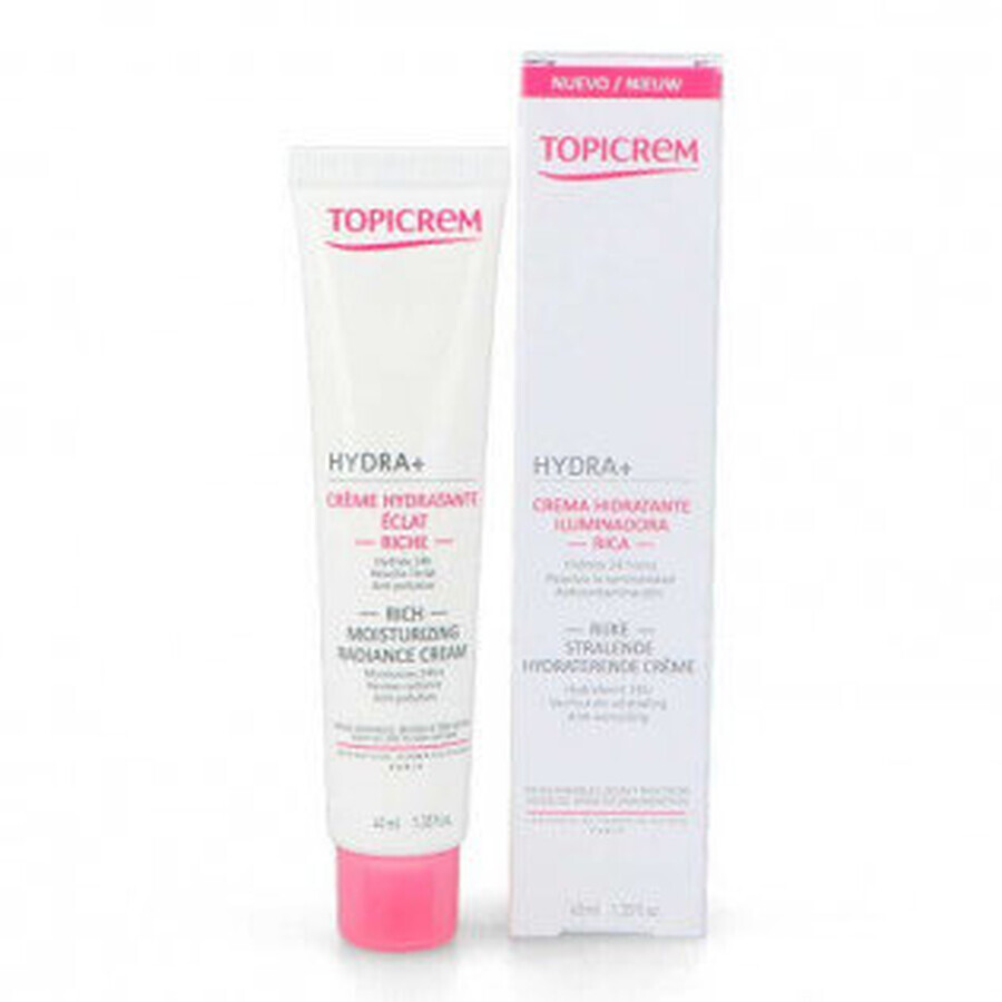 Comprar Topicrem Hydra+ Crema Hidratante Iluminadora Rica 40ml Topicrem Hydra+ Crema Hidratante Iluminadora Rica 40ml